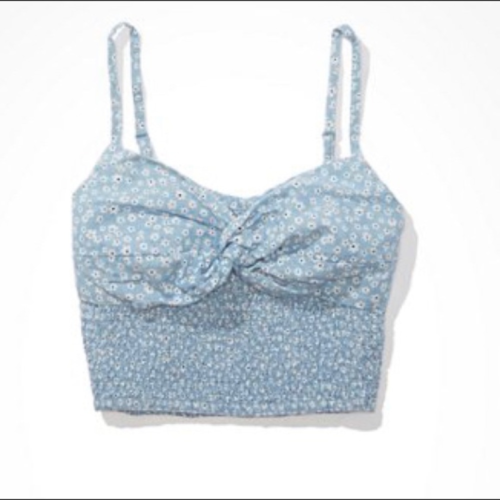 Aerie smoked v neck cami